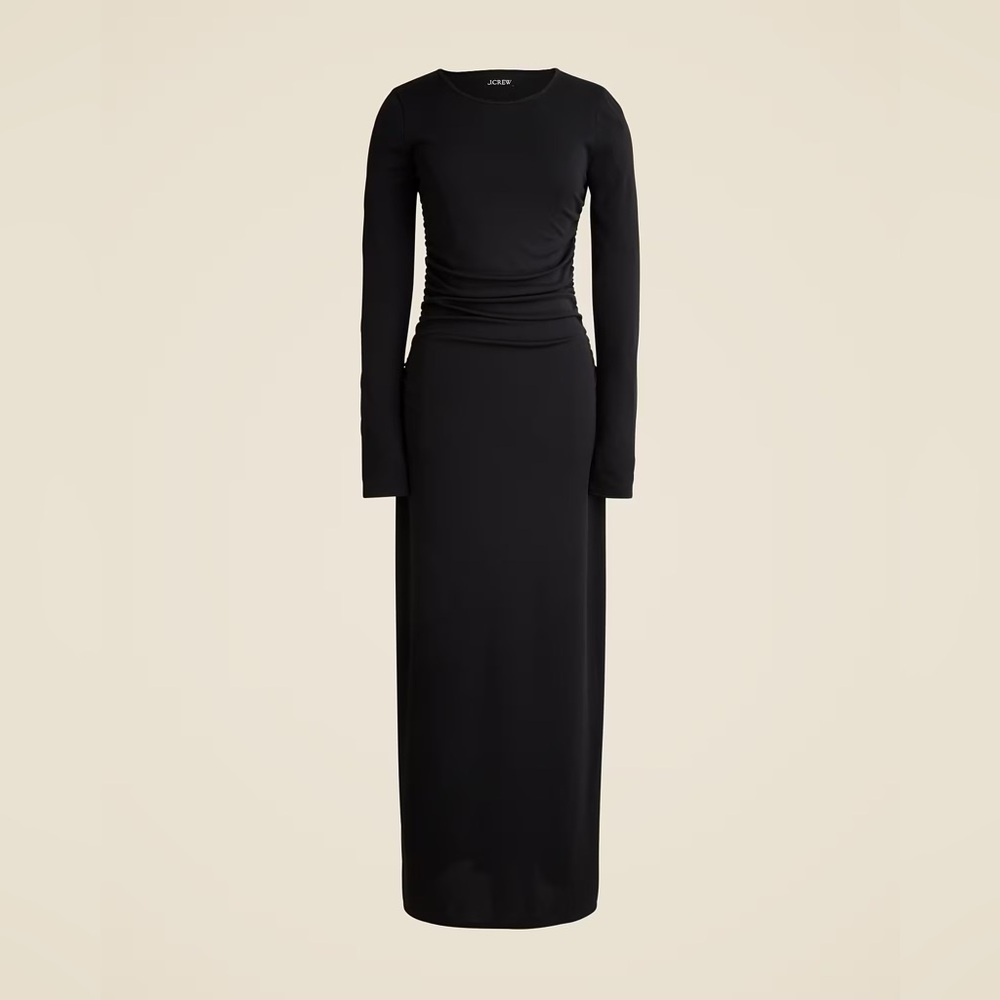 J.Crew Women’s Long-sleeve dress in jersey crepe